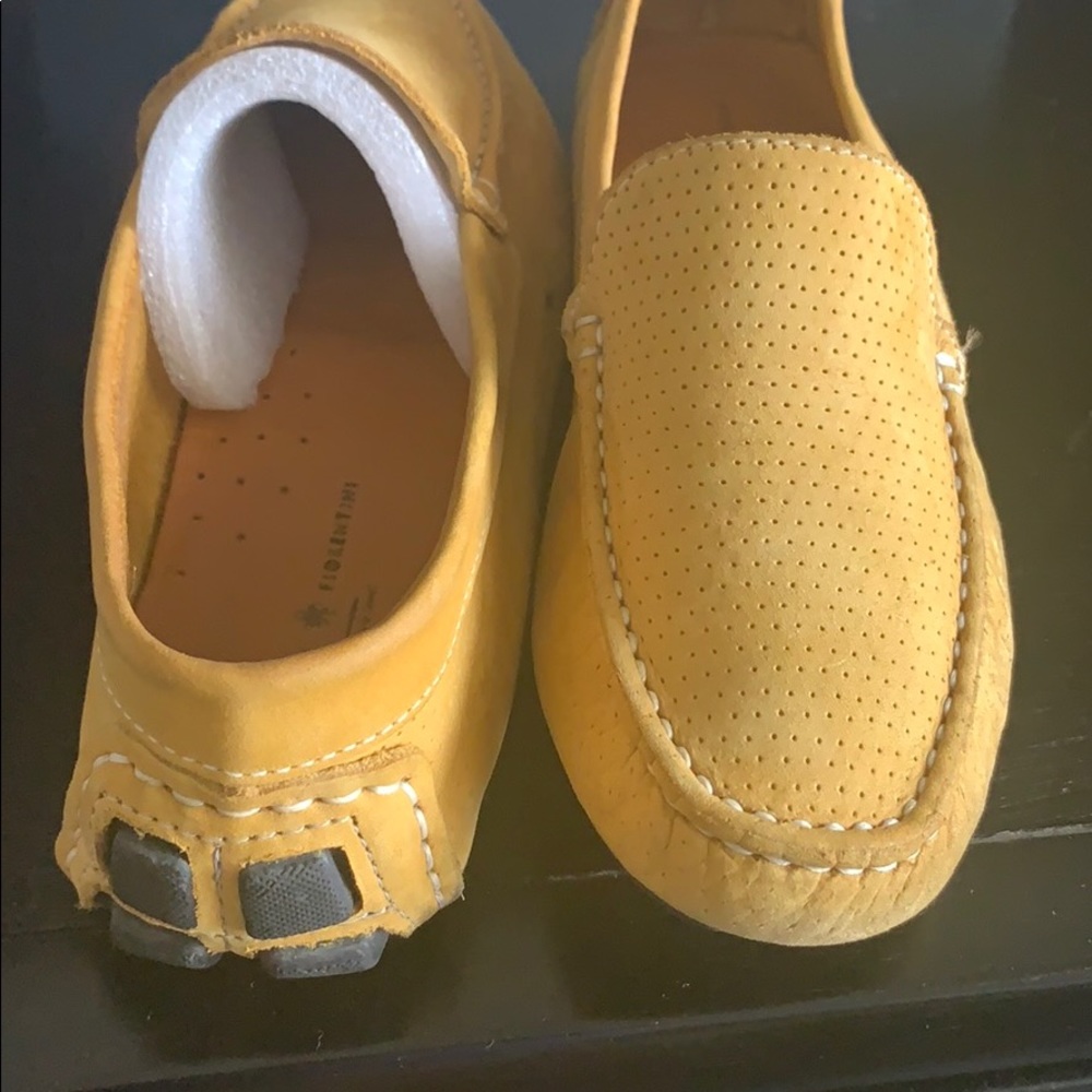 Yellow loafers